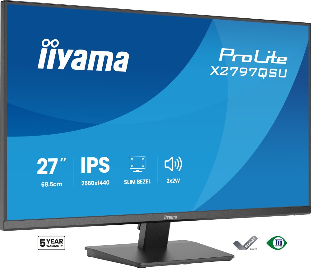 IIYAMA X2797QSU-B1 27inch IPS QHD 4-side