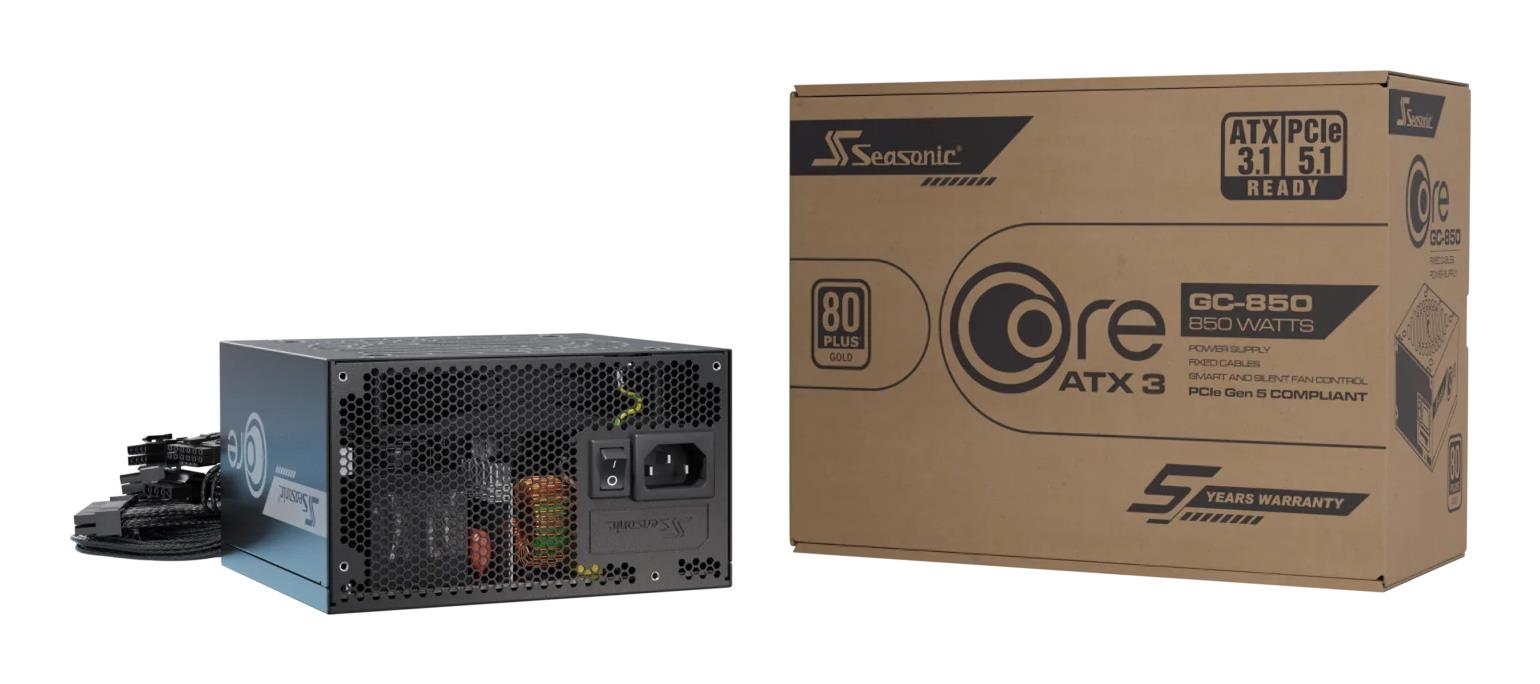 Power Supply, SEASONIC, ATX, PC, 100
