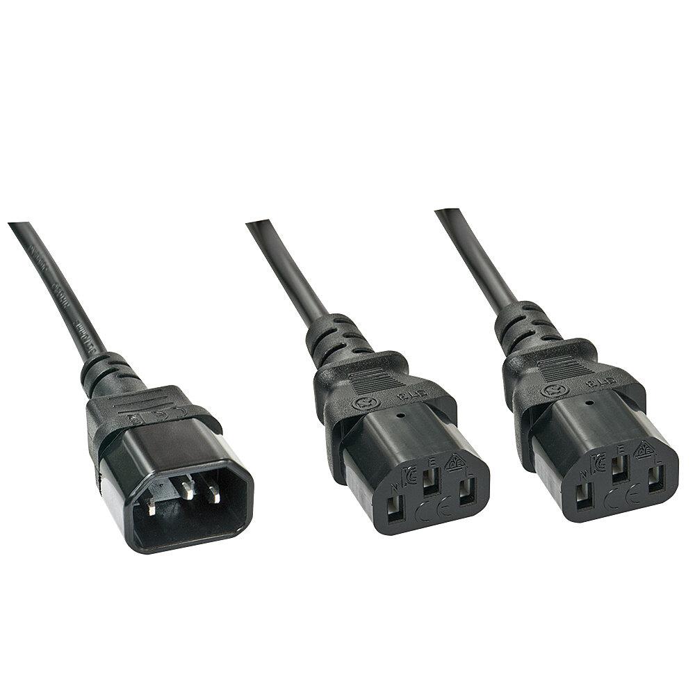 CABLE POWER C14 TO 2 X
