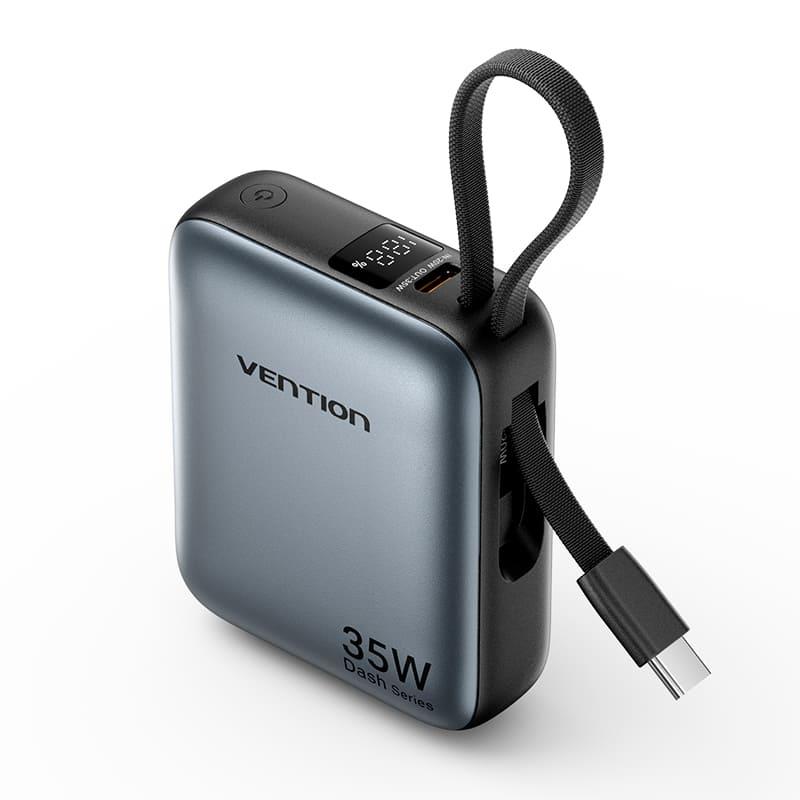 POWER BANK USB 10000MAH 35W/MINI GRAY