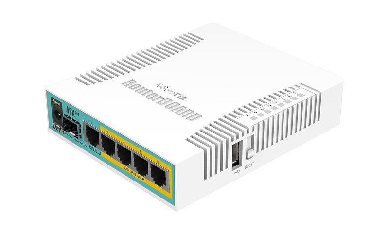 NET ROUTER 10/100/1000M 5PORT/HEX POE RB960PGS