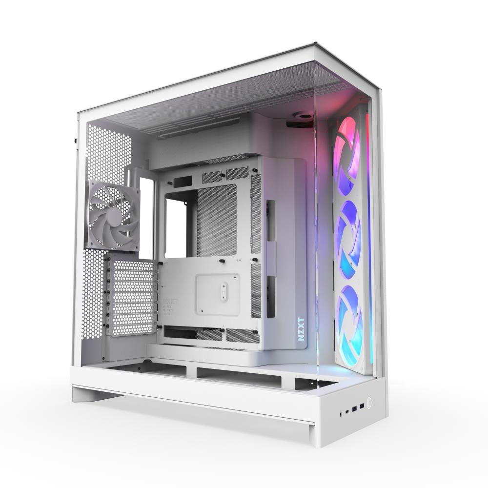 Case, NZXT, ATX/micro ATX/Mini-ITX/EATX, White, Midi