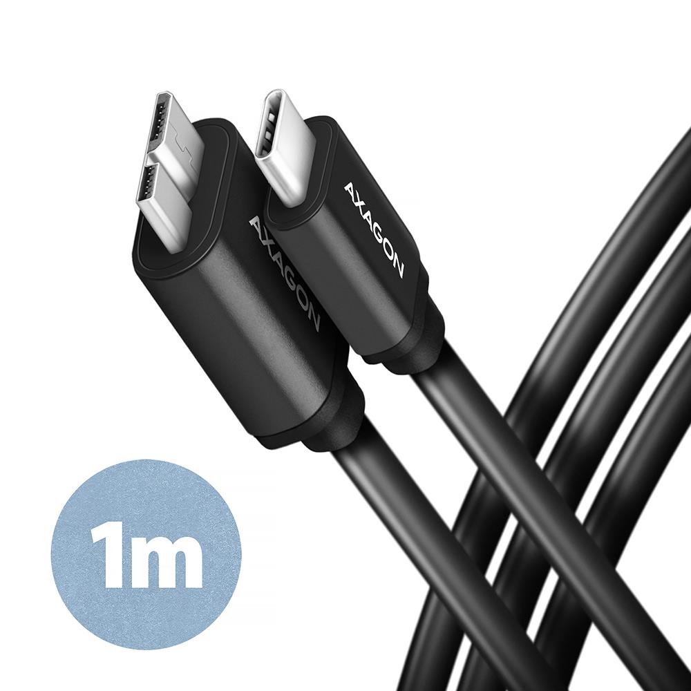 CABLE USB-C TO MICRO-B 1M/SPEED BLK