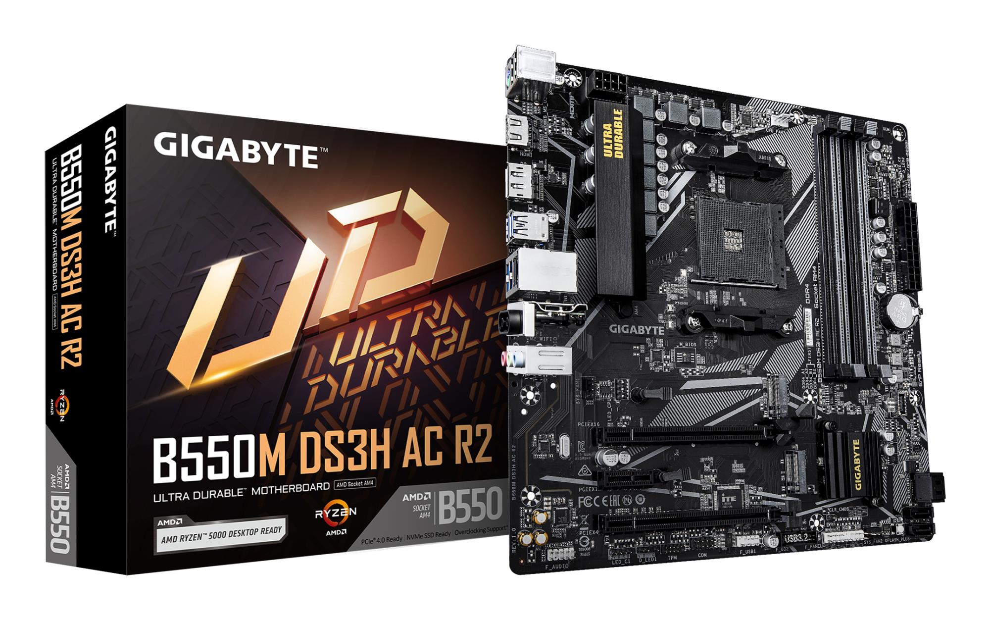 Mainboard, GIGABYTE, AMD B550, Socket AM4