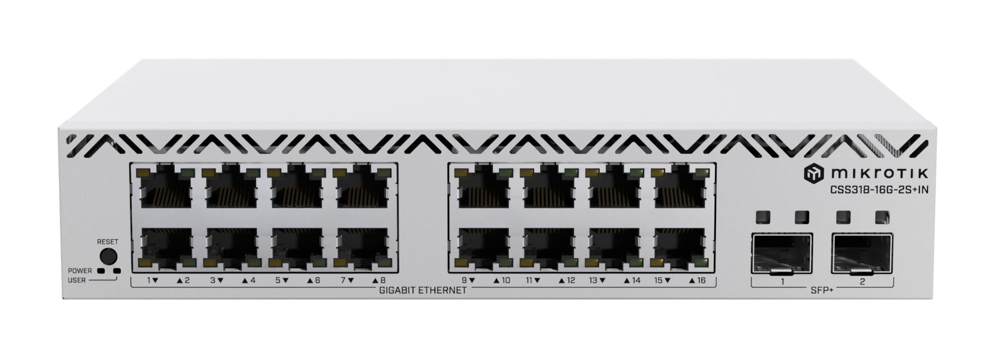 Switch, MIKROTIK, 16x10Base-T / 100Base-TX /