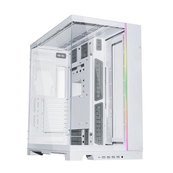 Case, LIAN LI, ATX/micro ATX/Mini-ITX/EATX, White