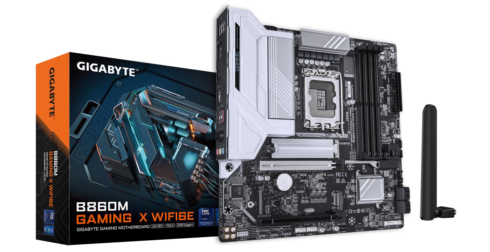Mainboard, GIGABYTE, Intel B860 Express, LGA1851