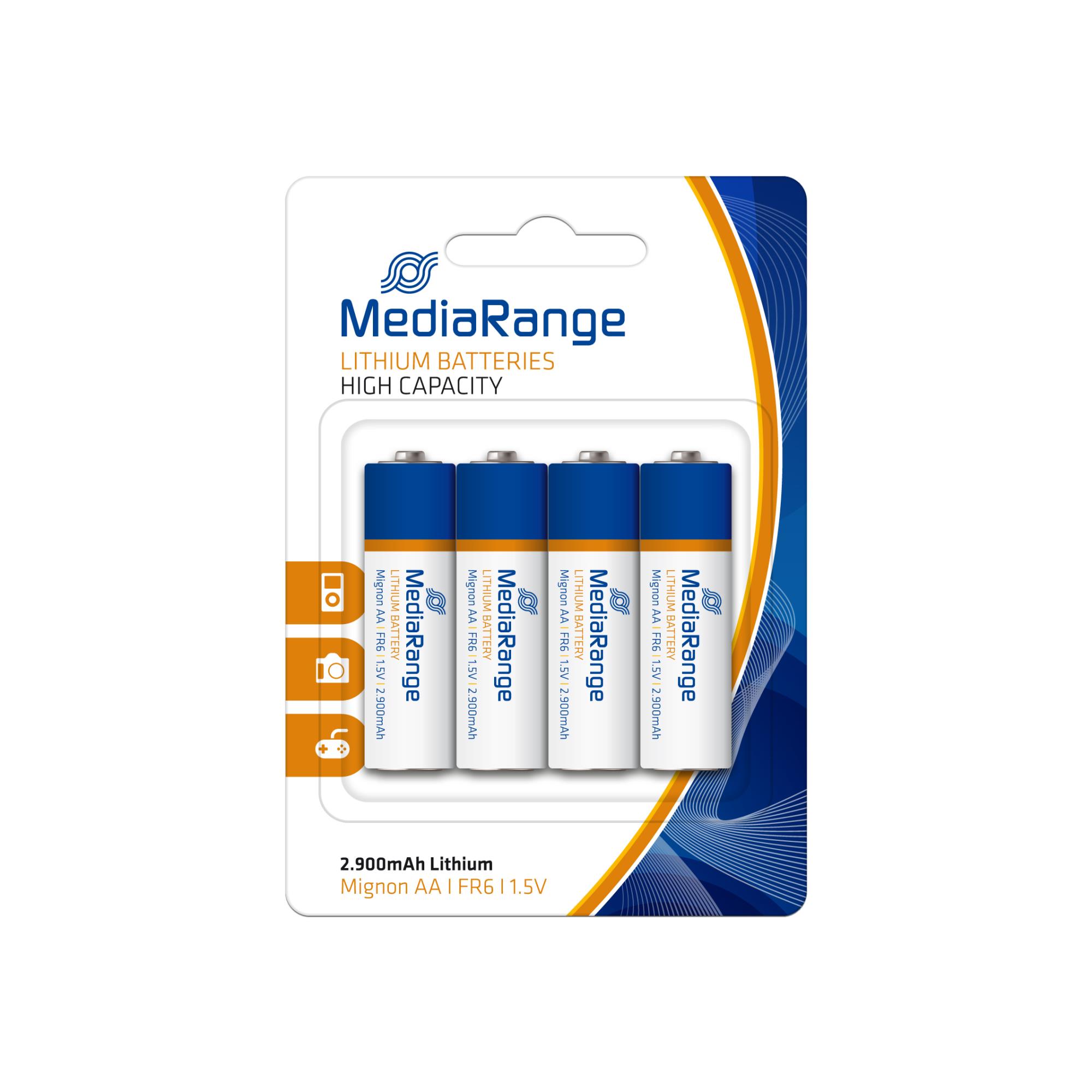 BATTERY LITHIUM MIGNON AA 1.5V/4PCS