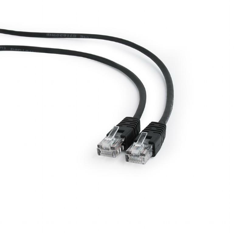 PATCH CABLE CAT5E UTP 0.25M/BLACK