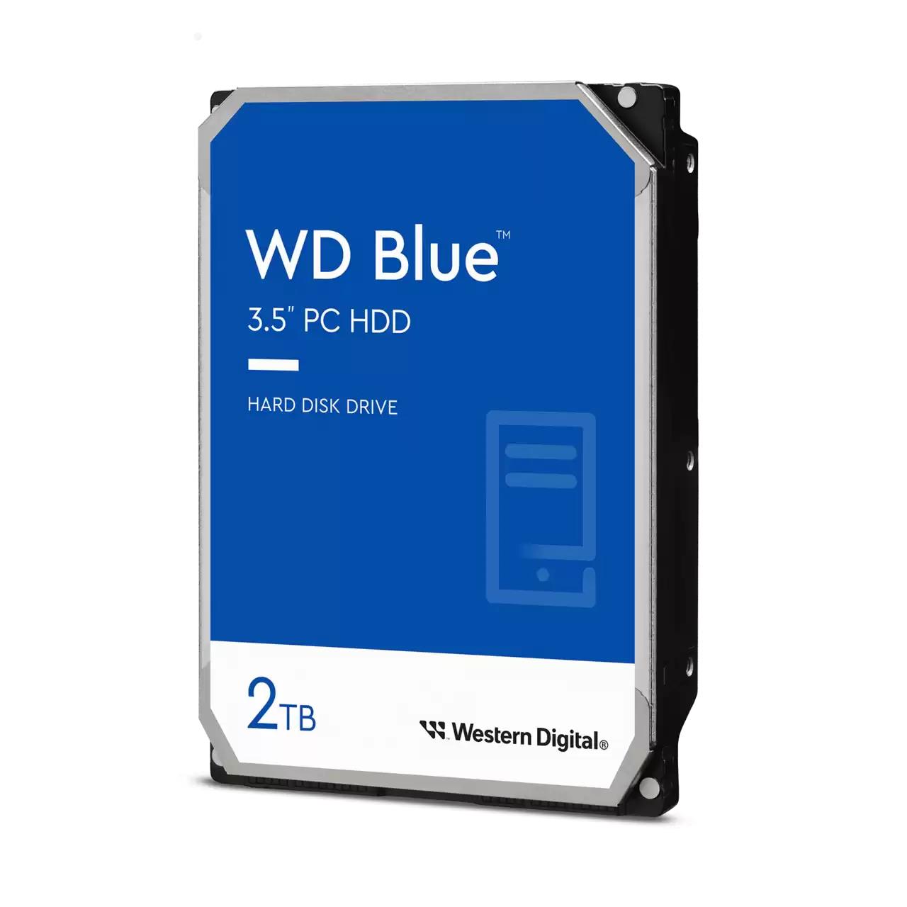 HDD, WESTERN DIGITAL, Blue, 2TB, SATA