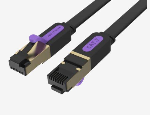PATCH CABLE CAT.7 FLAT/10M BLACK
