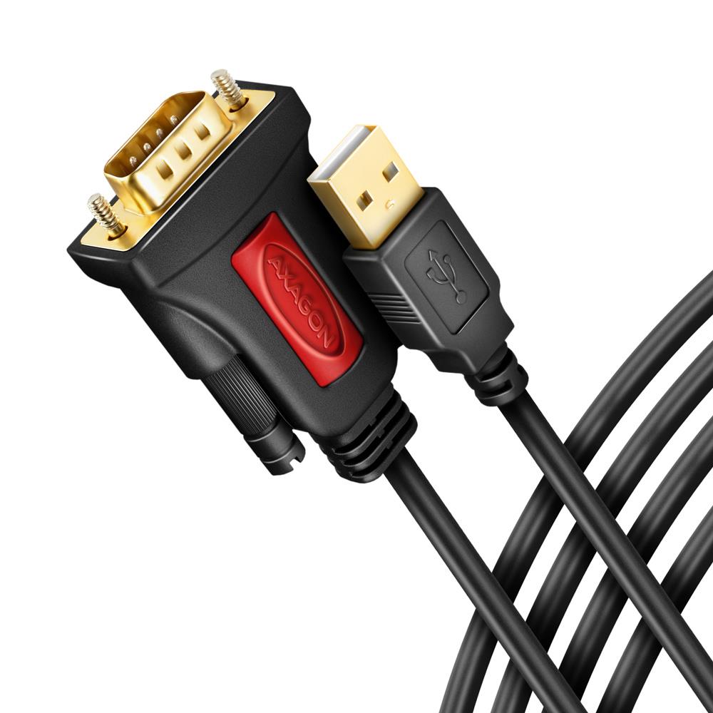 CABLE USB2.0 TO RS-232 DB9-M/1