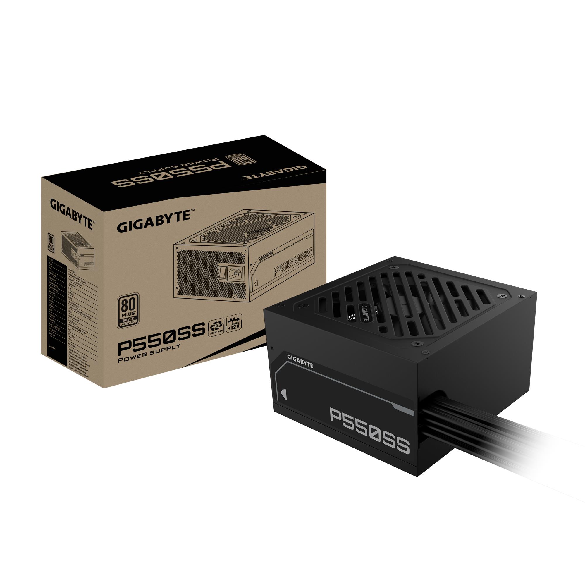 Power Supply, GIGABYTE, GP-P650SS, 650 Watts