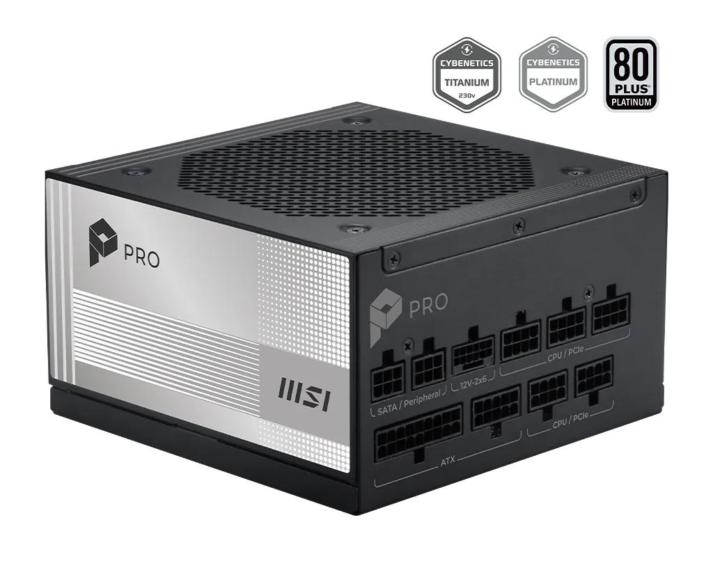 Power Supply, MSI, PRO A1000PL PCIE5