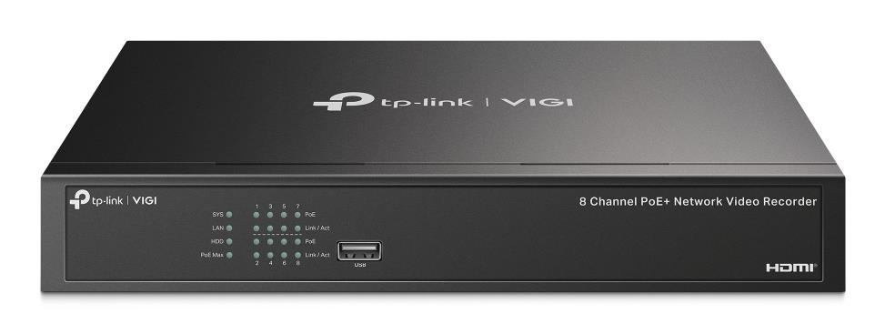 NET VIDEO RECORDER 8CH POE+/VIGI NVR1008H-8P