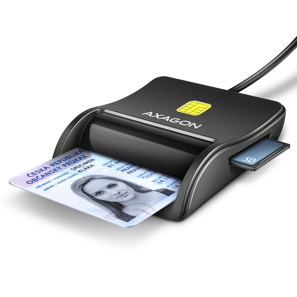 CARD READER FLAT SMARTCARD 4SL/USB2.0