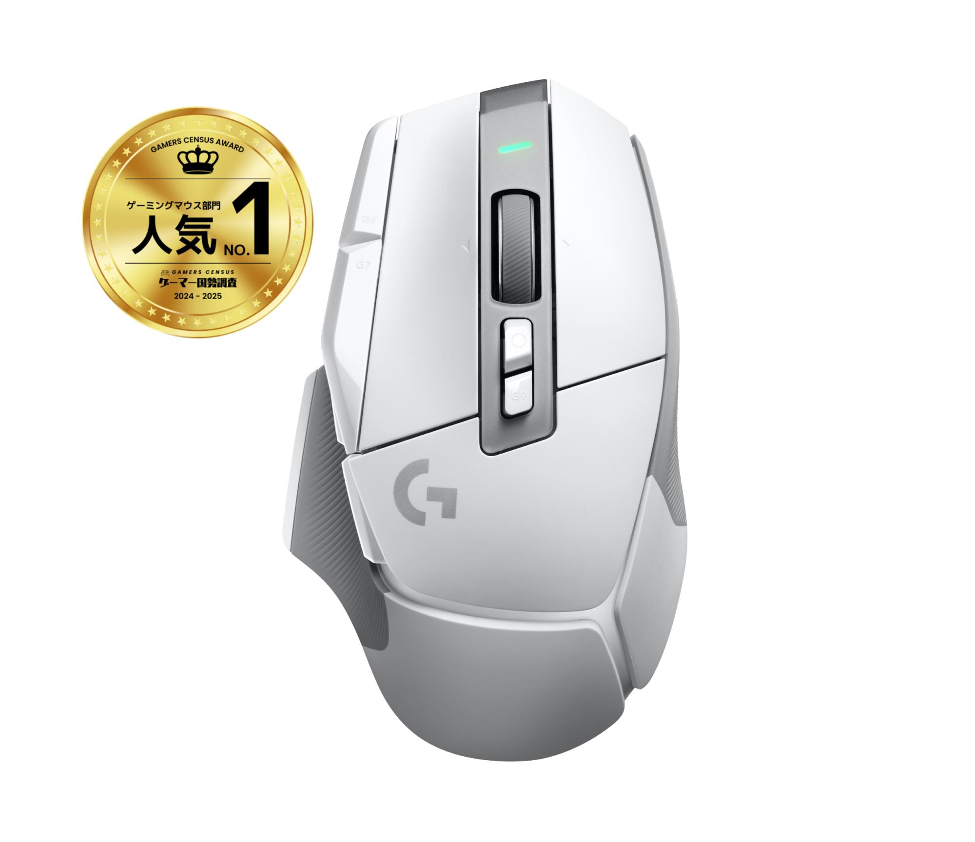 MOUSE USB WRL G502X LIGHTSPEED/WHITE 910-006189