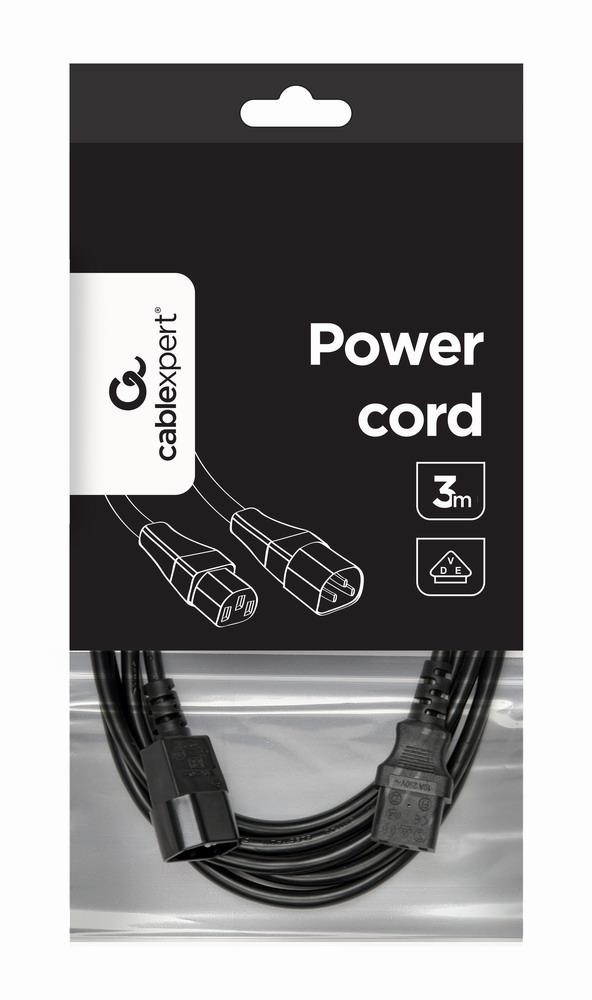 CABLE POWER EXTENSION 3M/PC-189-VDE-3M GEMBIRD