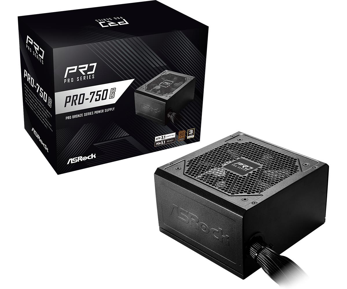 Power Supply, ASROCK, ATX, PC, 100