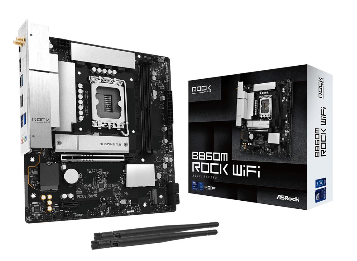 Mainboard, ASROCK, Intel B860, LGA 1851
