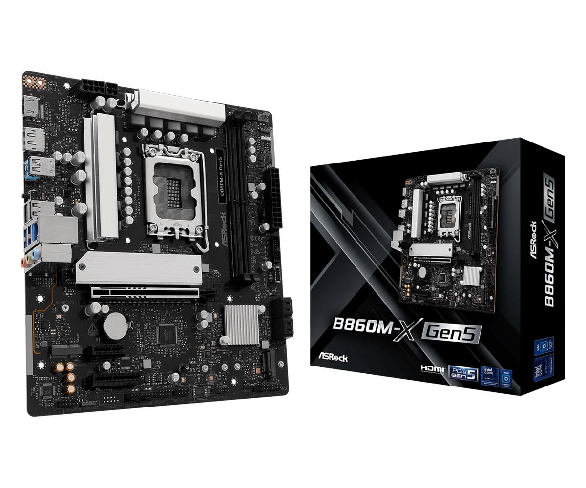 Mainboard, ASROCK, Intel B860, LGA 1851