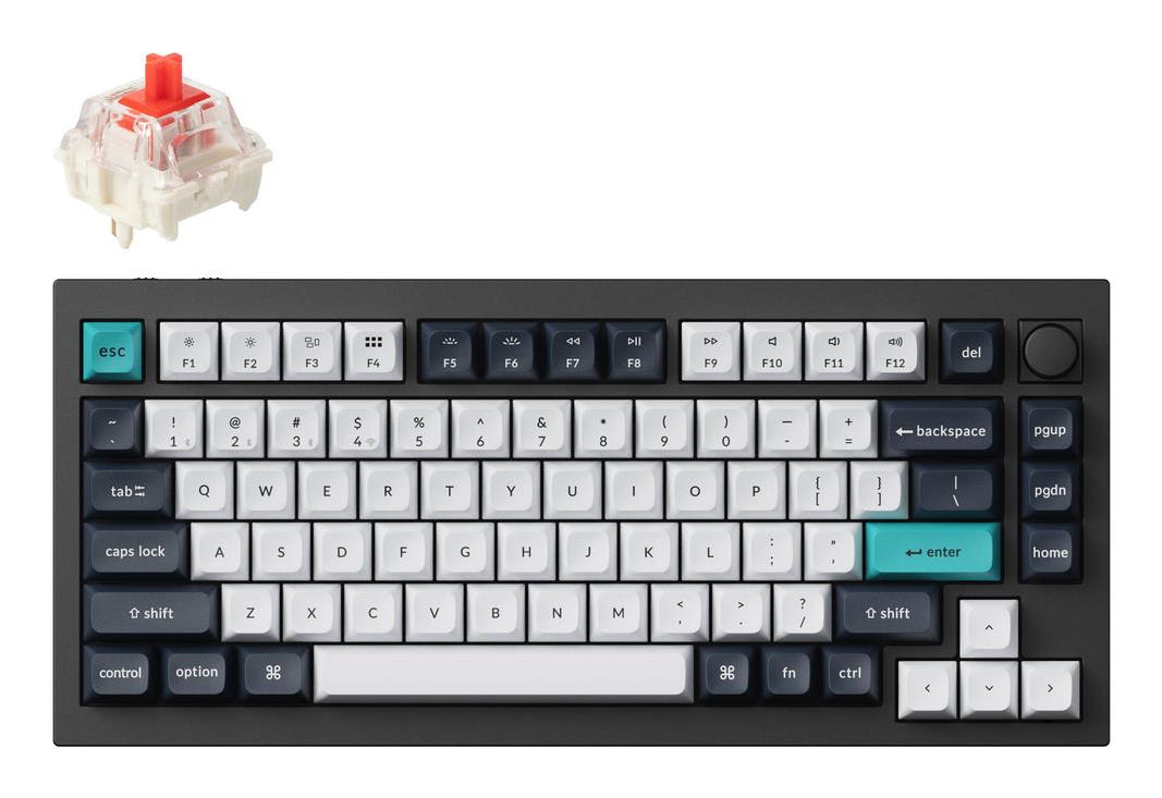 KEYBOARD WRL Q1 MAX RGB/CARBON BLACK