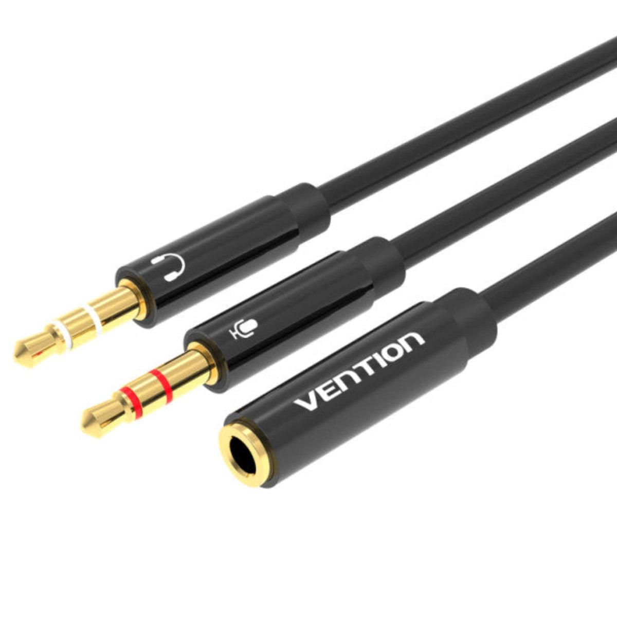 CABLE AUDIO 2X3.5MM TO 3