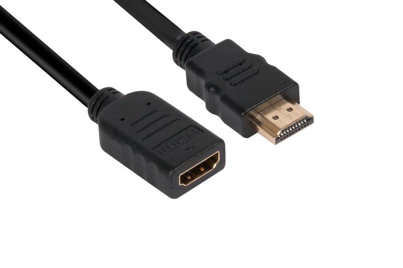 CABLE HDMI TO HDMI 3M/M/F CAC-1321