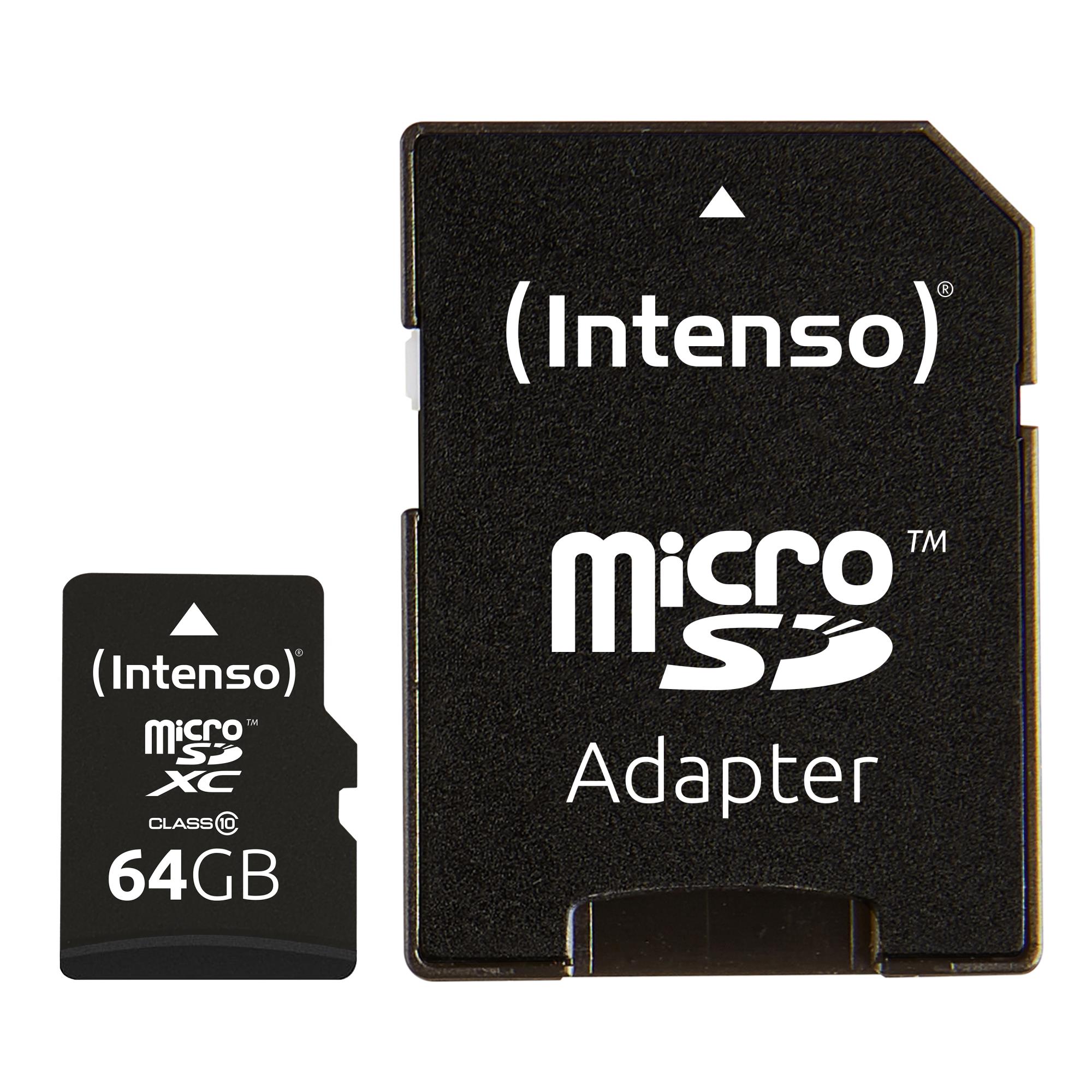 MEMORY MICRO SDXC 64GB C10/W/ADAPTER 3413490