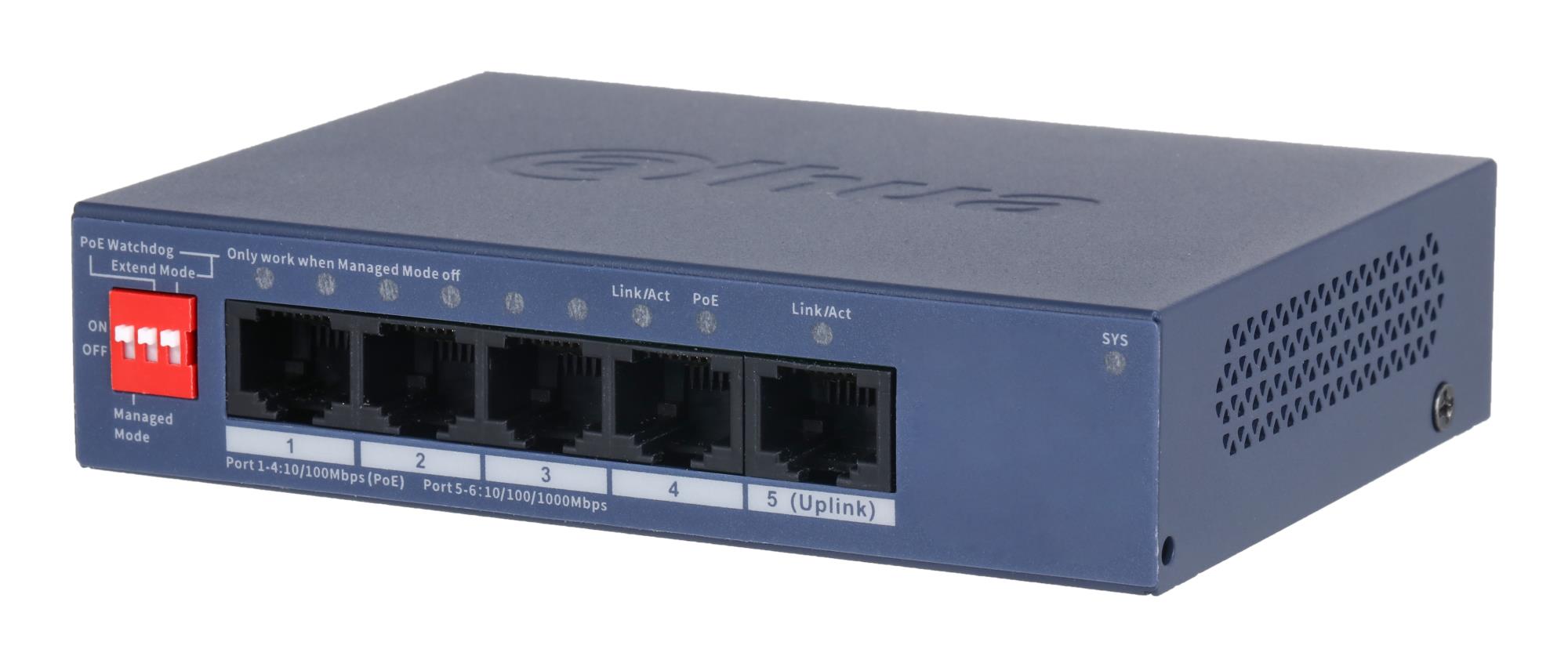Switch, DAHUA, DH-CS4005-4ET1GT-36, Switch layer L2