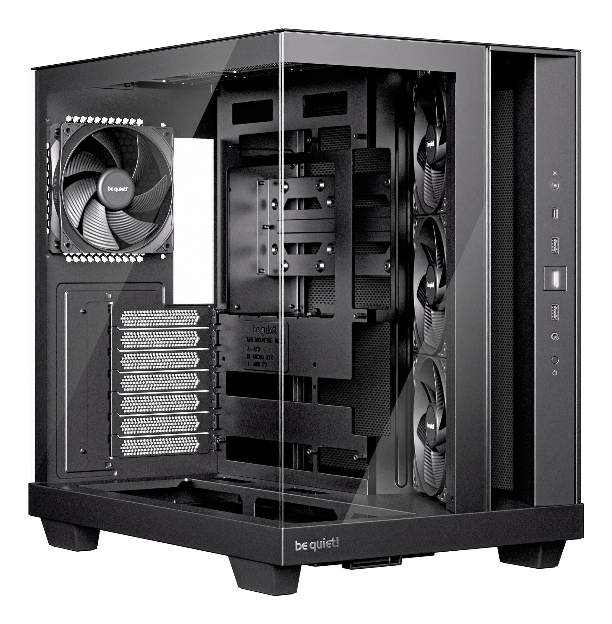 Case, BE QUIET, ATX/micro ATX/Mini-ITX, Black