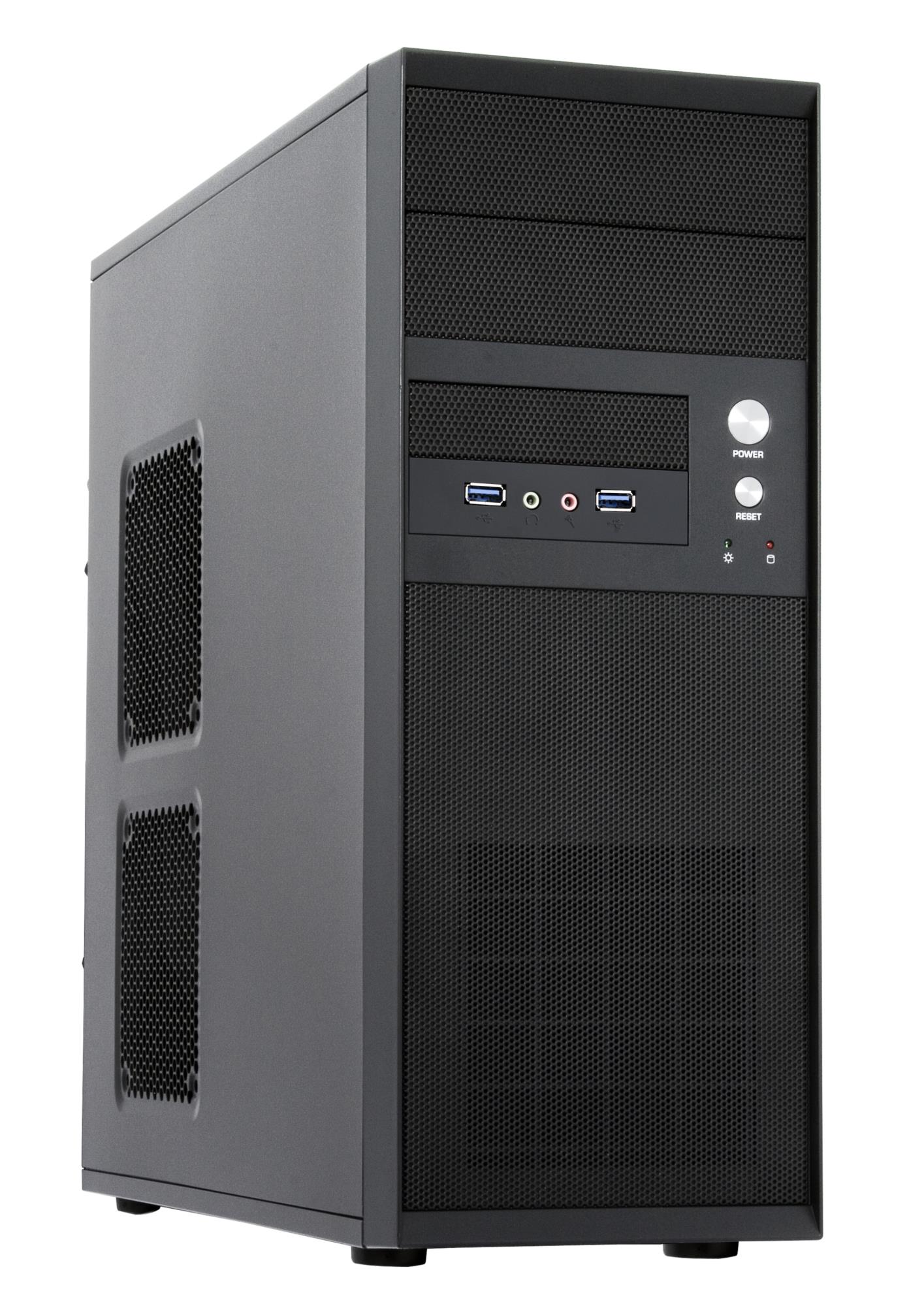 Case, CHIEFTEC, ATX/micro ATX, Black, Midi