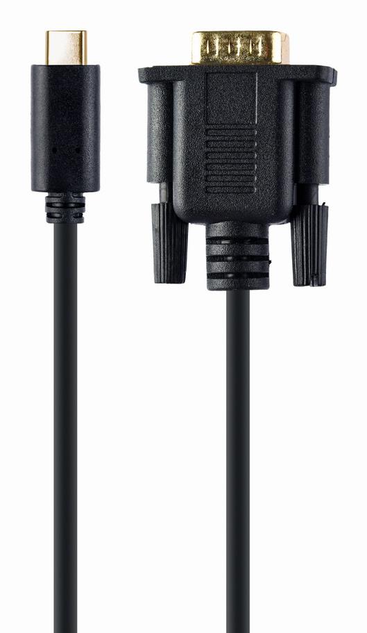 CABLE USB-C TO VGA-M 2M/BLIST A-CM-VGAM-01