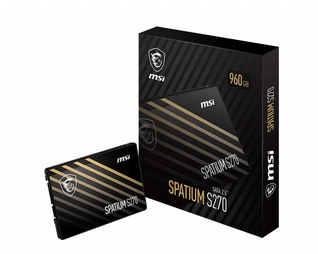 SSD, MSI, SPATIUM S270, 240GB, SATA