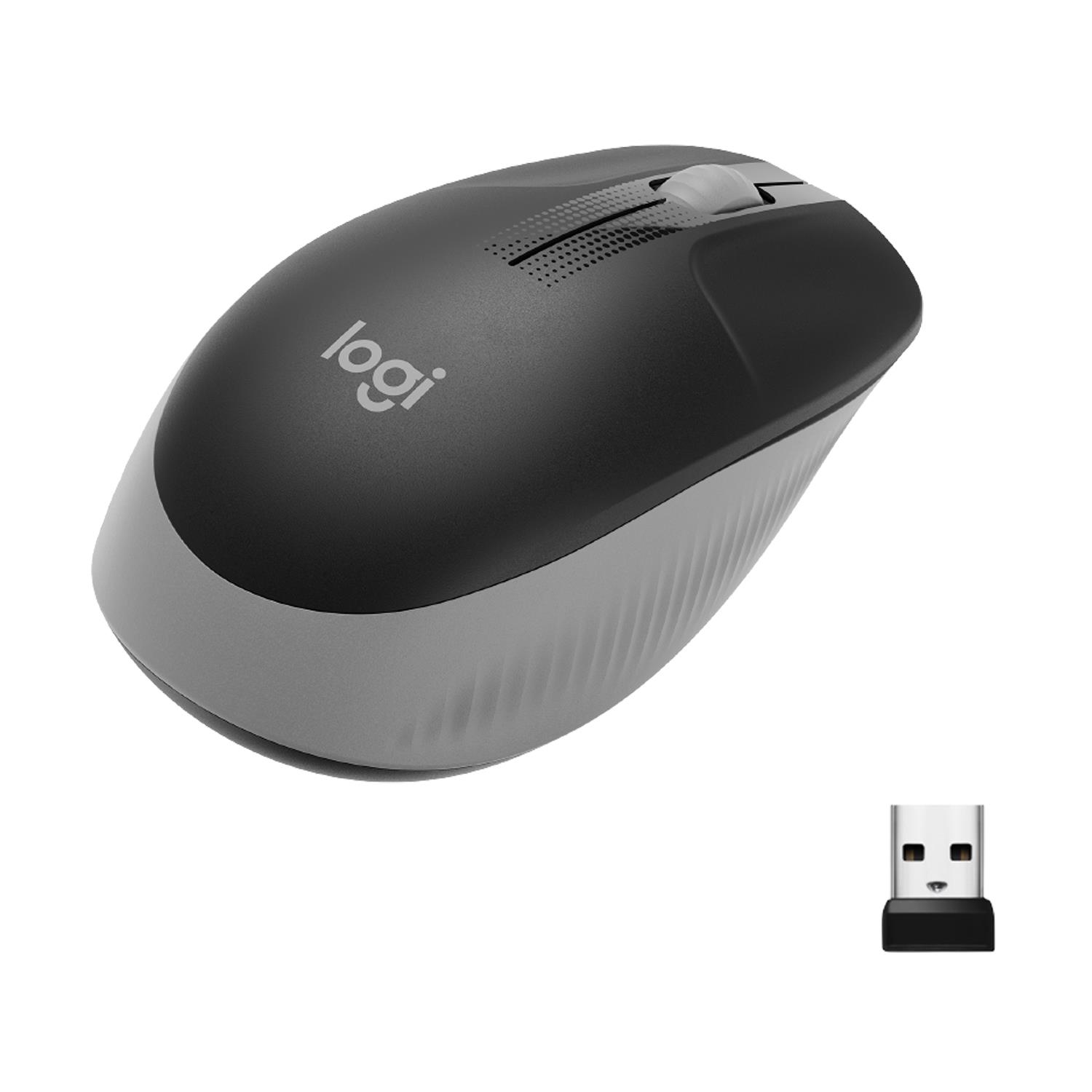 MOUSE USB OPTICAL WRL M190/GREY 910-005906