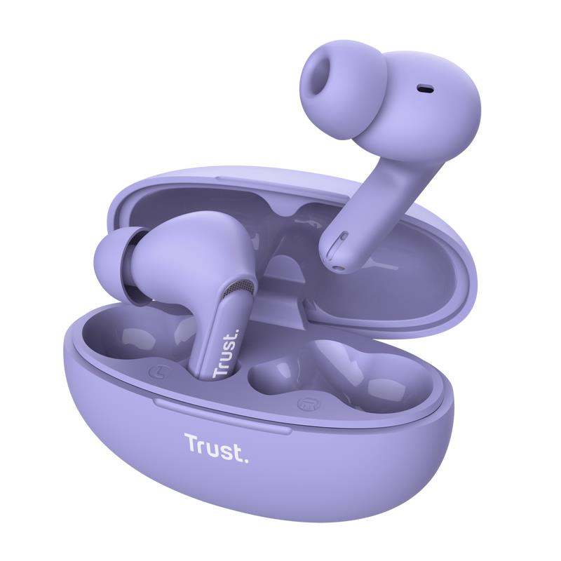HEADSET EARBUDS YAVI BT ENC/PURPLE 25297