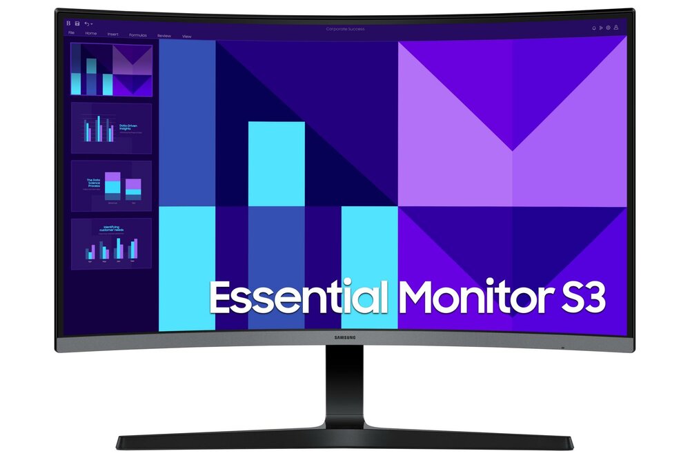 LCD Monitor, SAMSUNG, LS27D390GAUXEN, 27, Business/Curved