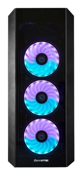 Case, CHIEFTEC, ATX/micro ATX/Mini-ATX, Black, Midi