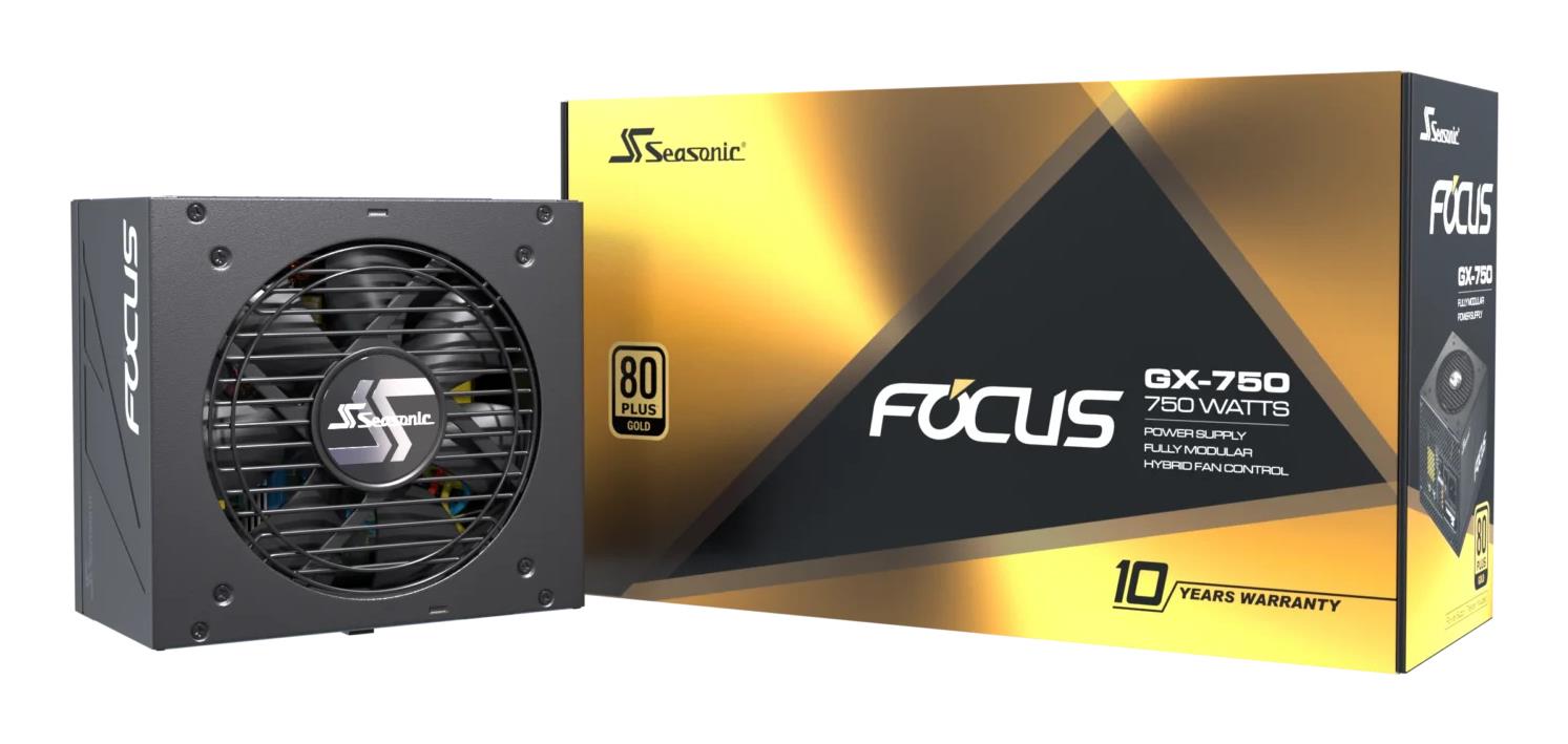 Power Supply, SEASONIC, FOCUS-GX-750-ATX31, 750 Watts