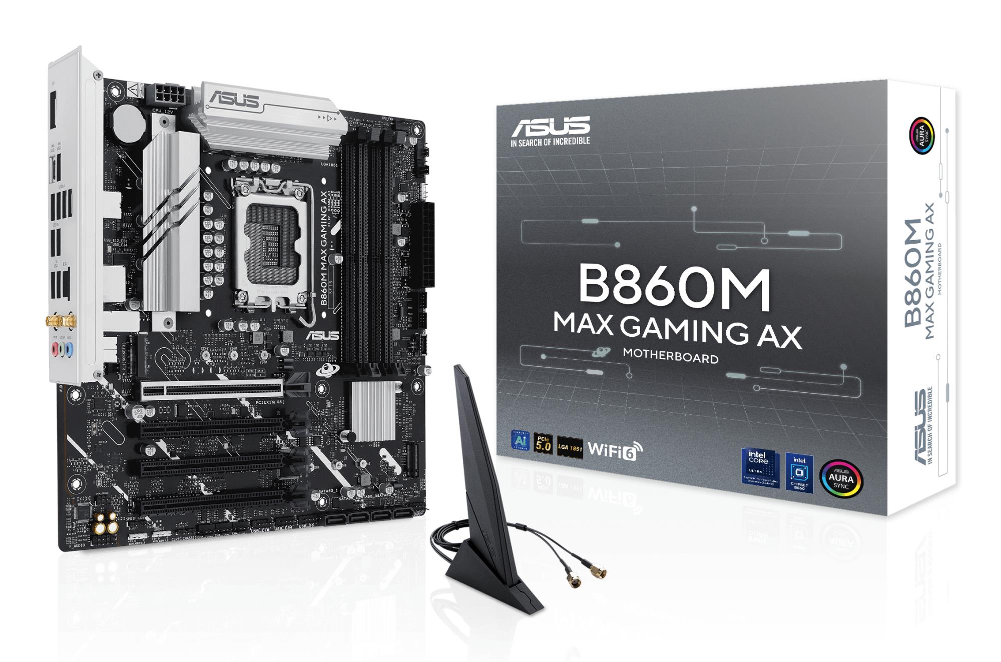 Mainboard, ASUS, Intel B860 Express, LGA1851