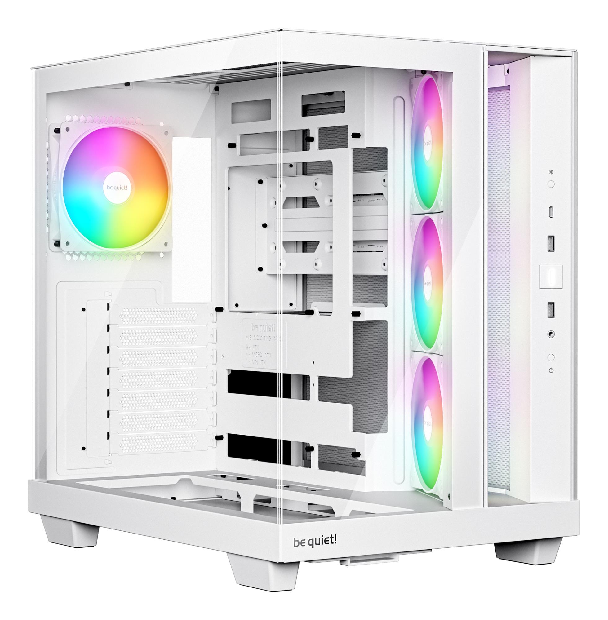 Case, BE QUIET, ATX/micro ATX/Mini-ITX, White