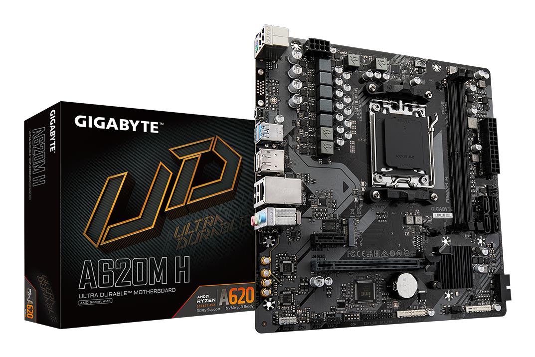 Mainboard, GIGABYTE, AMD A620, Socket AM5