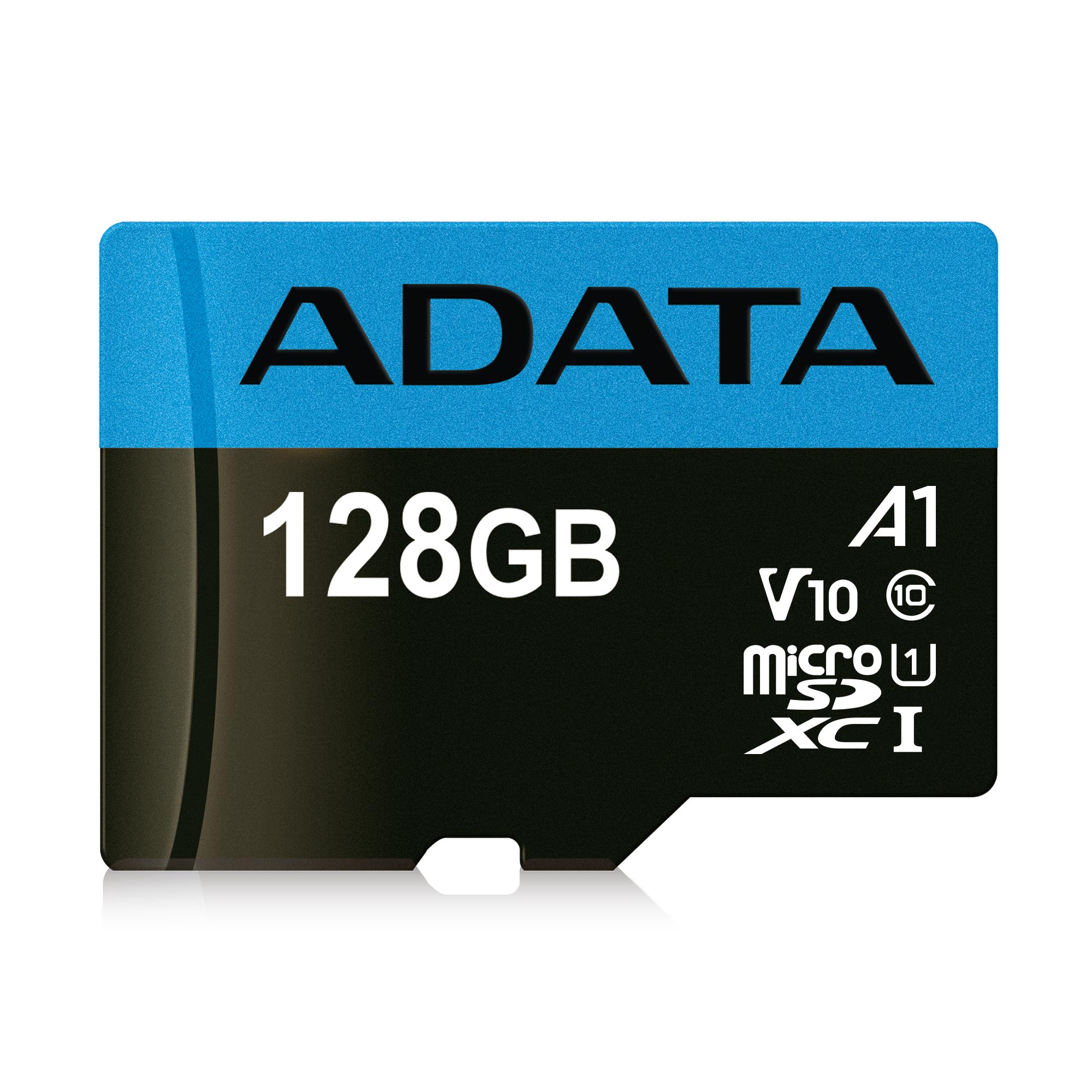 MEMORY MICRO SDXC 128GB W/AD./AUSDX128GUICL10A1-RA1