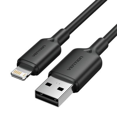CABLE USB2.0 TO LIGHTNING/2M BLACK