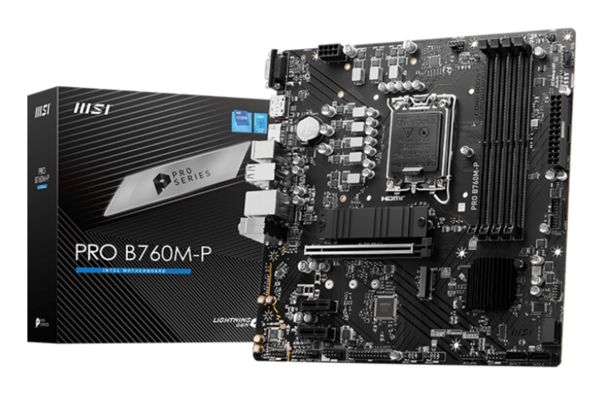 Mainboard, MSI, Intel B760 Express, LGA1700