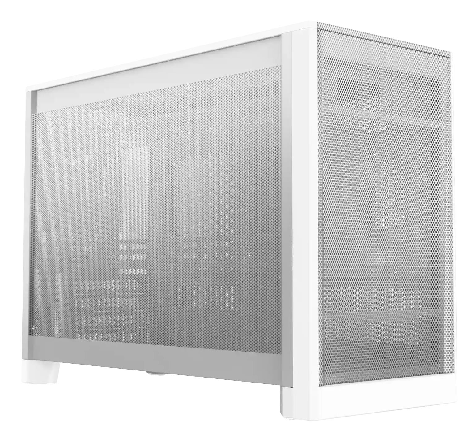 Case, MONTECH, micro ATX/Mini-ITX, White, Mini