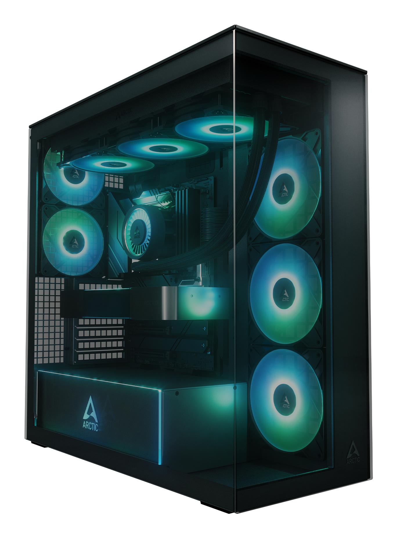 Case, ARCTIC, EATX, Black, Midi Tower