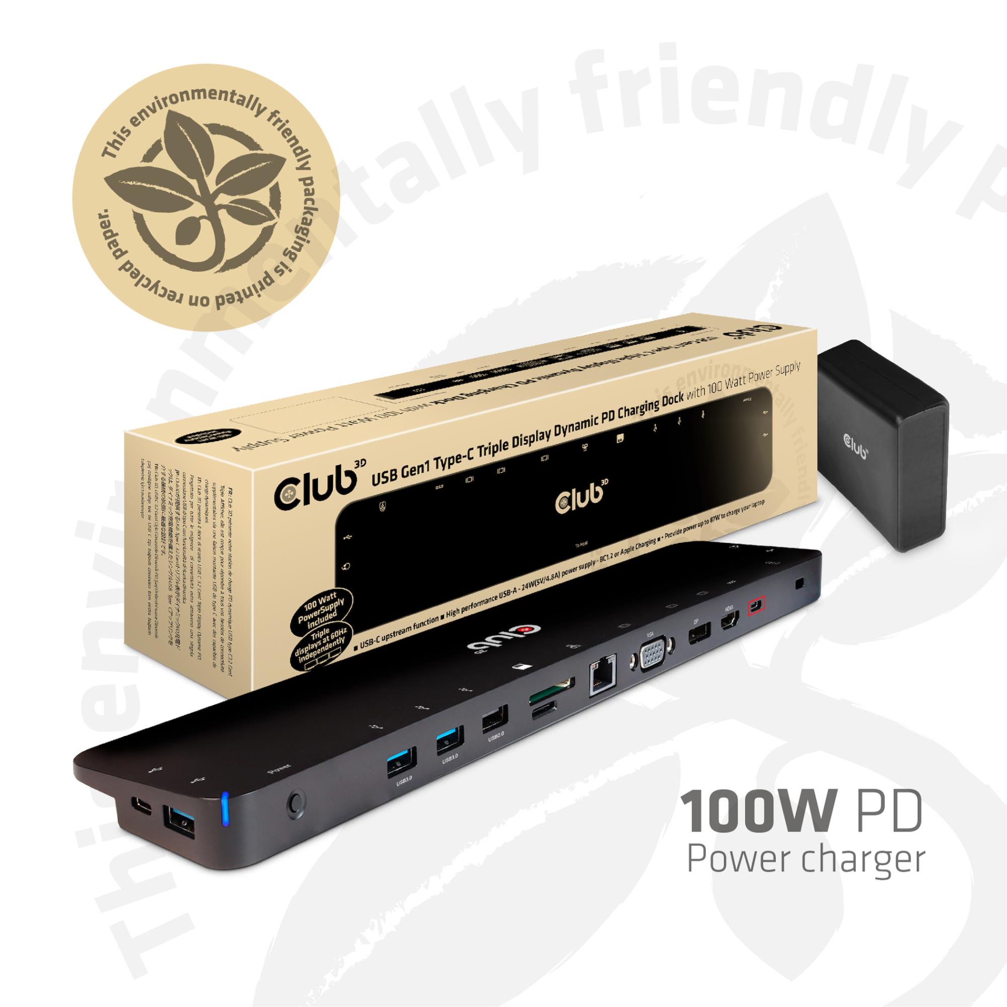 NB ACC DOCKING STATION/USB-C 100W CSV-1564W100