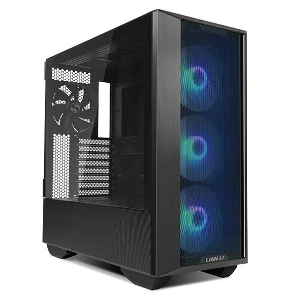 Case, LIAN LI, ATX/micro ATX/Mini-ITX/EATX, Black/Transparent