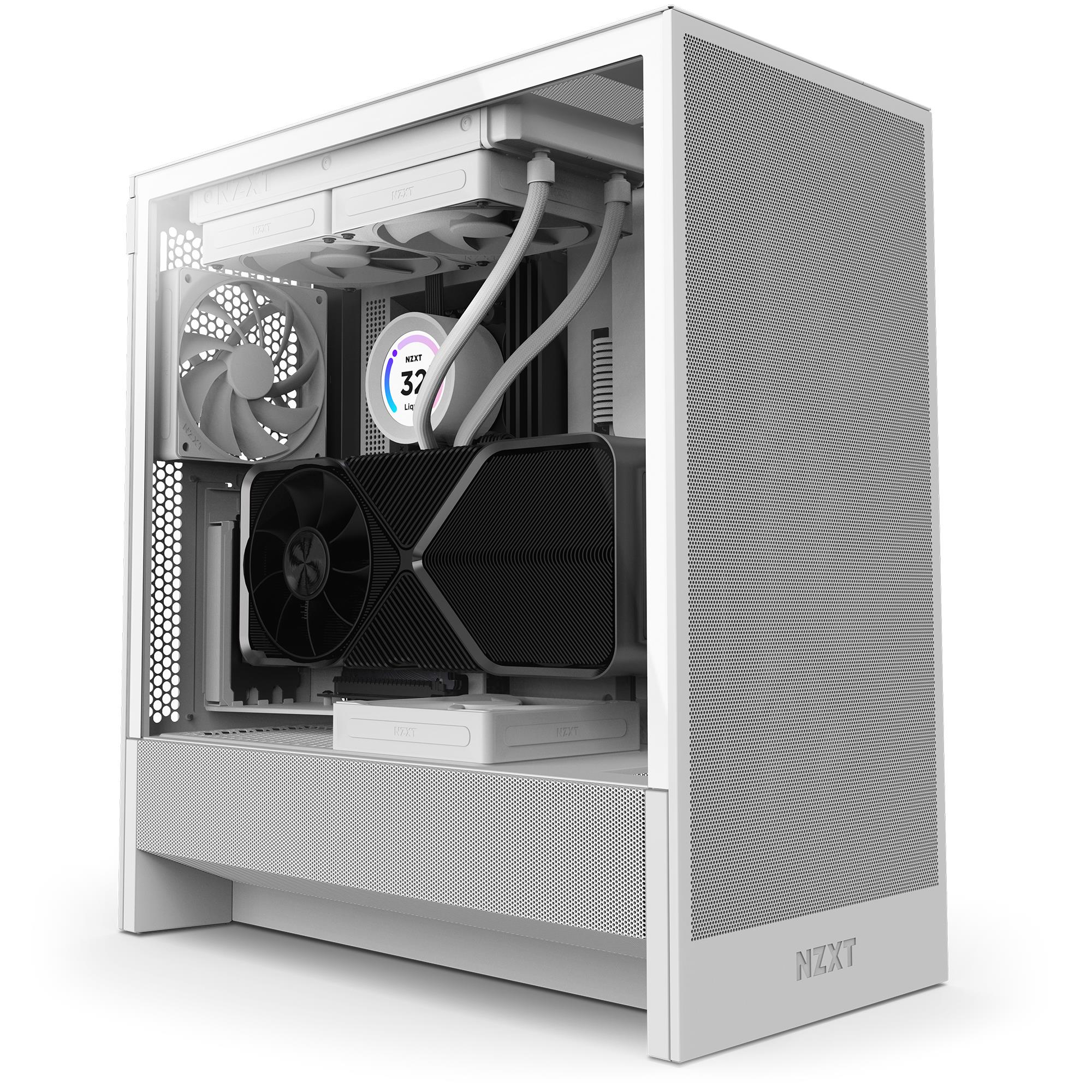 Case, NZXT, H5 Flow, MidiTower, Case